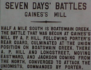 Battle of Boatswain Creek & Gaines Mill.jpg