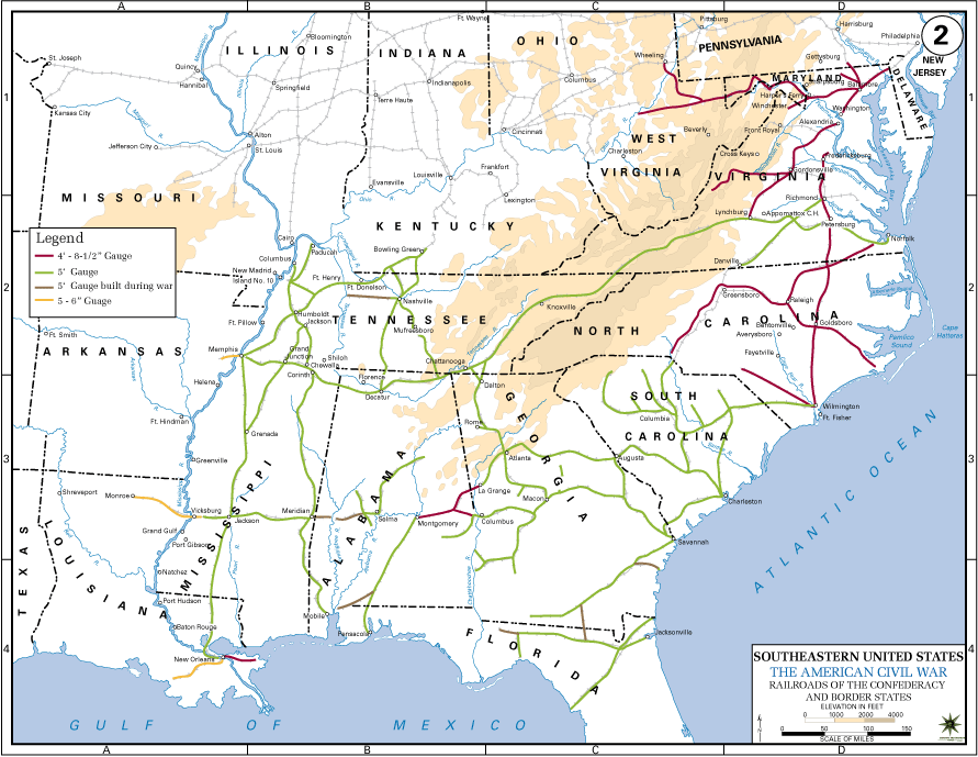 Civil War Railroad Map.gif