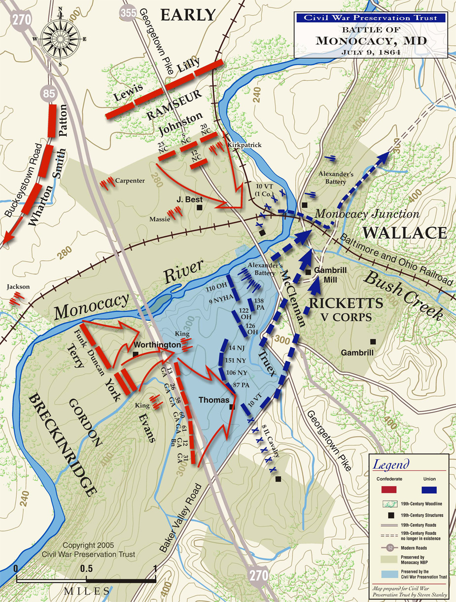 Battle of Monocacy Battlefield Map.jpg