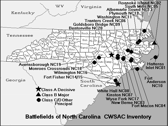Civil War North Carolina Map.gif