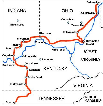 Morgan Raid Map through Ohio.jpg