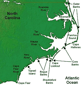 Nc Coast Map