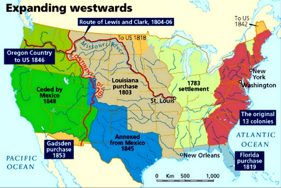 Manifest Destiny Westward Expansion U.S. History American 