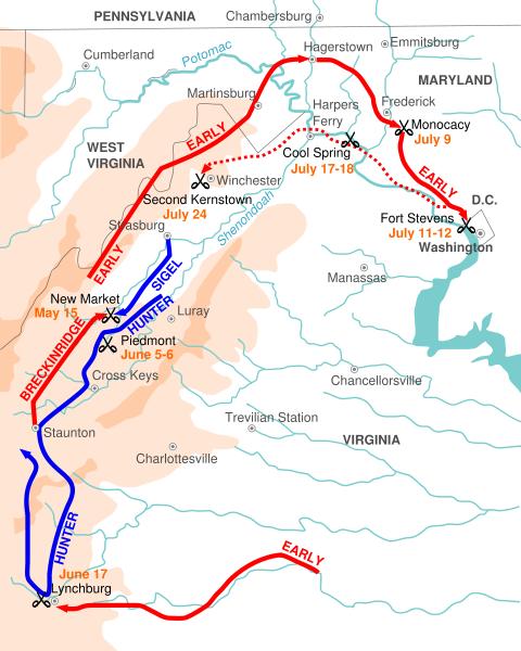 Gen. Early route from Lynchburg to Washington.jpg